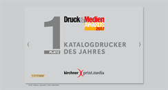 Desktop Screenshot of kirchner-printmedia.de